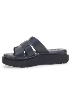 Sandali Aperti Neri in Vera Pelle con Platform PITTARELLO ROCK 5983