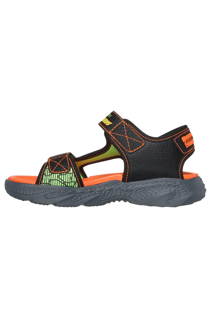 Sandali Arancioni da Bimbi Skechers Creature-Splash