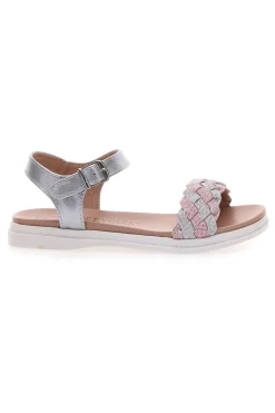 Sandali argento con cinturino e suola morbina SWEET YEARS 0377