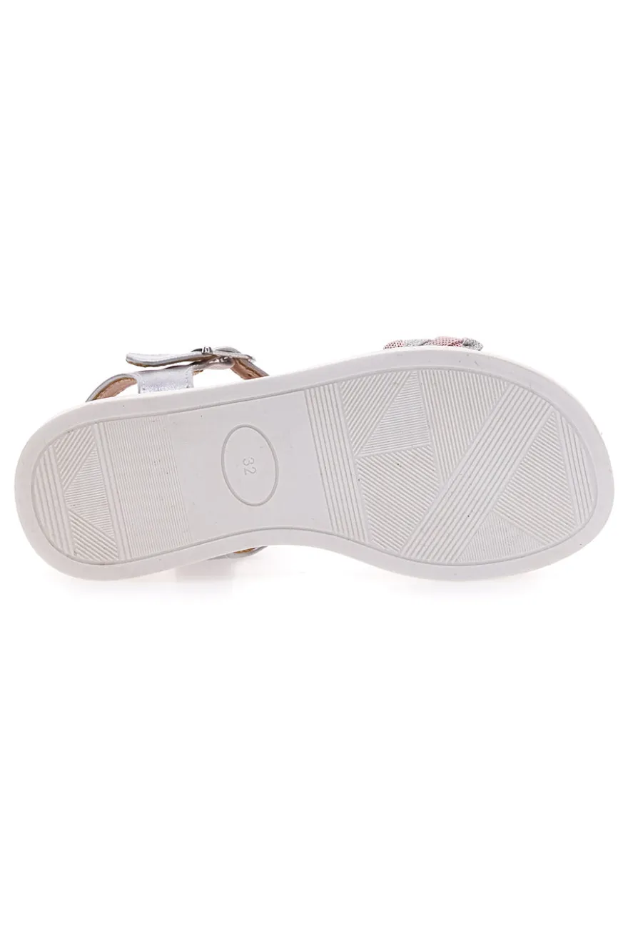 Sandali argento con cinturino e suola morbina SWEET YEARS 0377