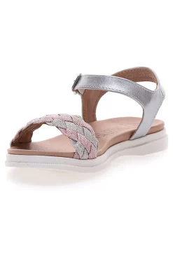 Sandali argento con cinturino e suola morbina SWEET YEARS 0377