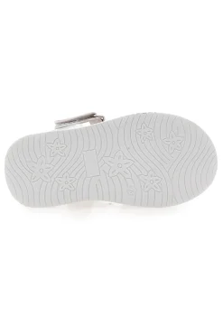Sandali argento con cuori traforati PITT KIDS 39G2522S