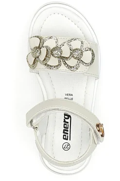Sandali Argento Con Fiori 2FENERGY 538