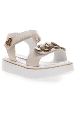 Sandali Argento Con Fiori 2FENERGY 538