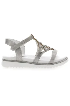 Sandali Argento Con Strass Energy 535