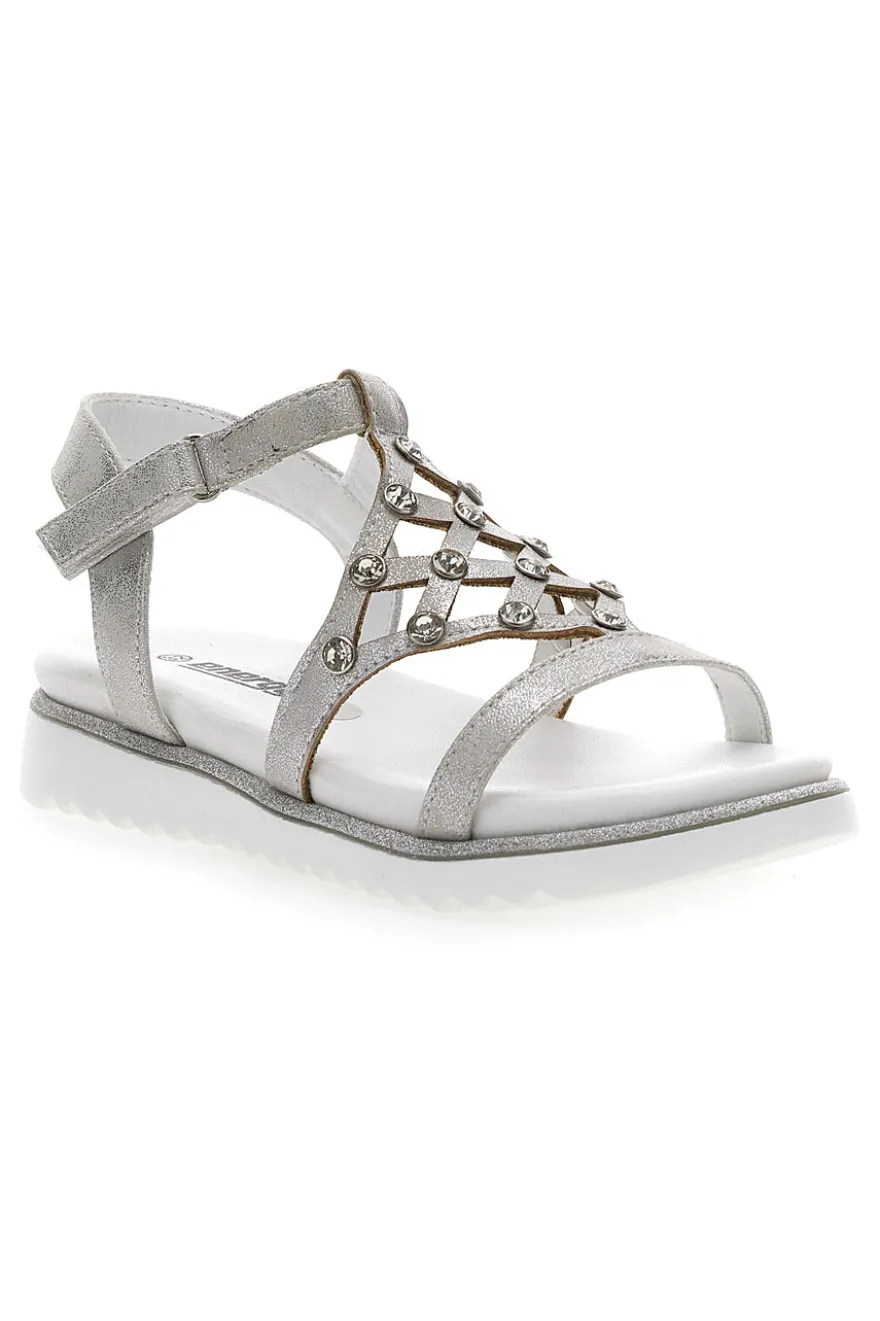 Sandali Argento Con Strass Energy 535