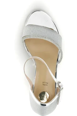 Sandali Argento con tacco alto e cinturino Le havre paris Ap25s9116