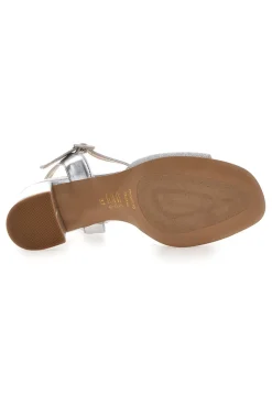 Sandali Argento con Tacco Medio PITTARELLO GLAM 5214