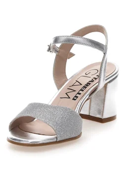 Sandali Argento con Tacco Medio PITTARELLO GLAM 5214