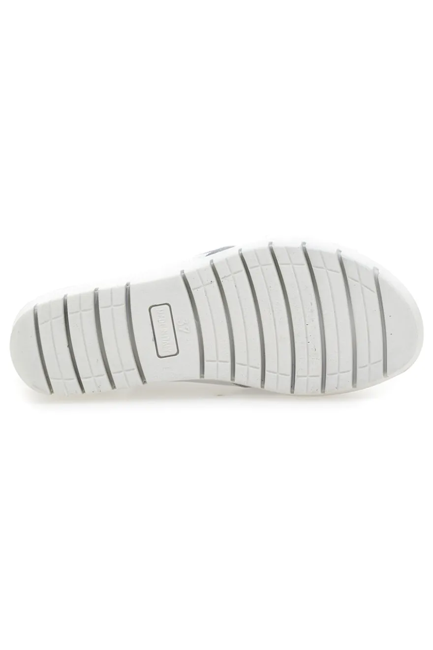 Sandali Argento In Pelle Made in Italy Imac 7582403035501