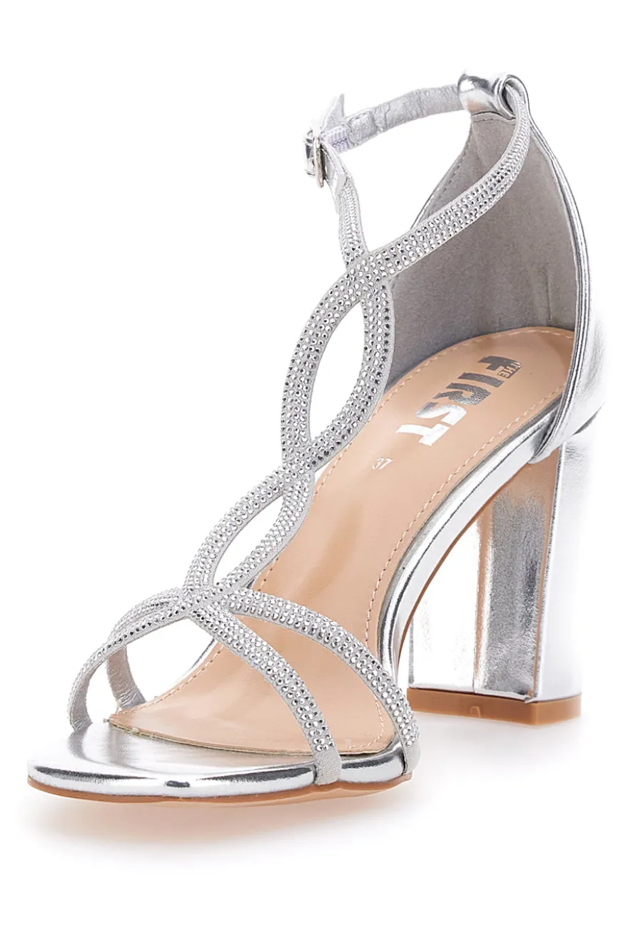 Sandali Argento The First 257