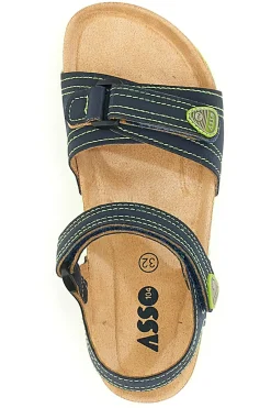 Sandali Asso 15024 Blu e Verdi