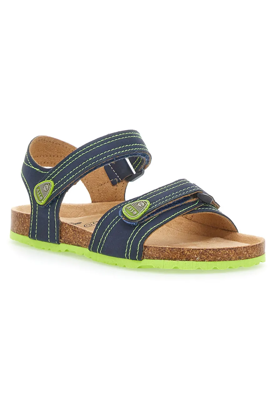 Sandali Asso 15024 Blu e Verdi