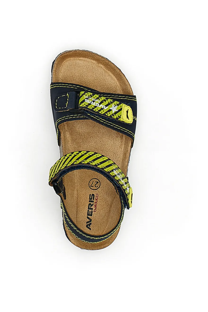 Sandali Averis 4303 Blu e Gialli