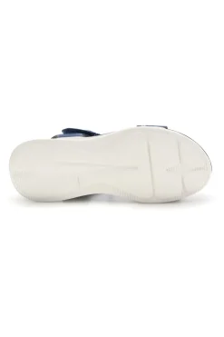 Sandali Azzurro denim con fasce elastiche First active 2