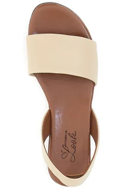 Sandali Bassi Flat Sand In Pelle Pittarello Look 225140