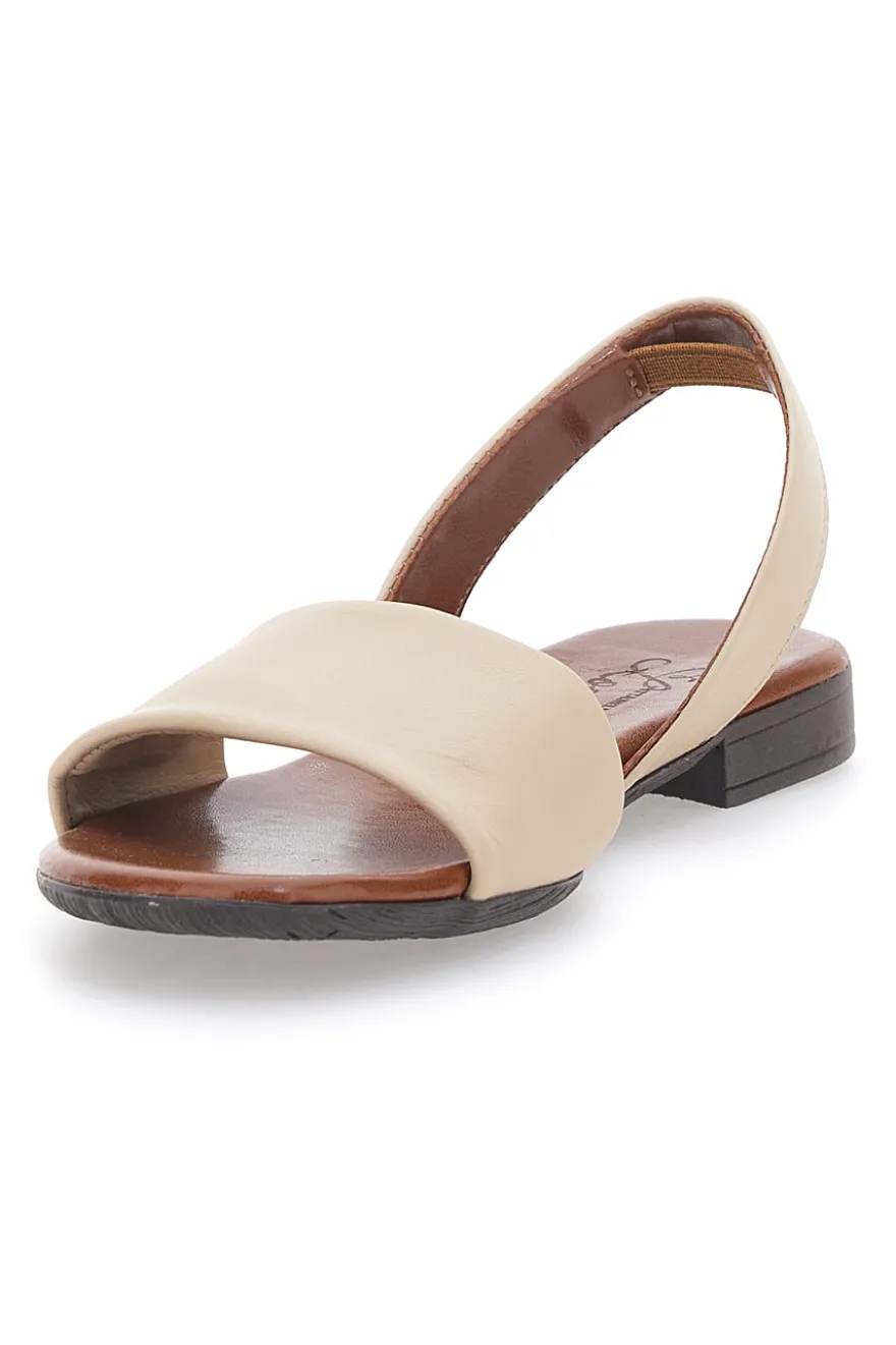 Sandali Bassi Flat Sand In Pelle Pittarello Look 225140