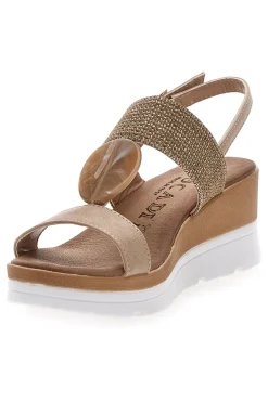 SANDALI BEIGE CON CINTURINO 6 PLOCADI 11075116
