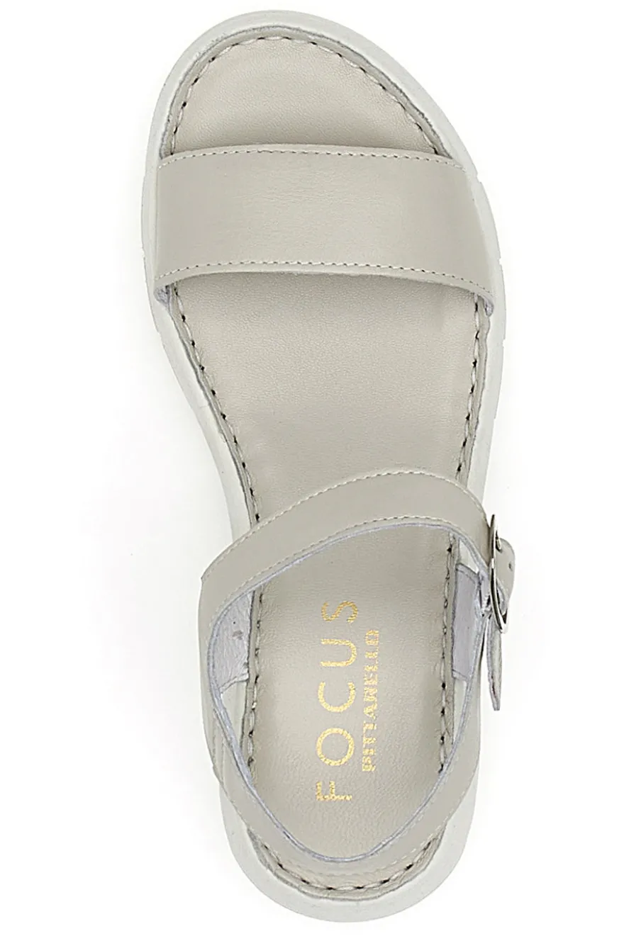 Sandali Beige con Cinturino alla Caviglia Pittarello Focus 3315441