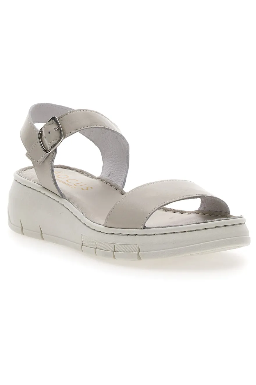 Sandali Beige con Cinturino alla Caviglia Pittarello Focus 3315441