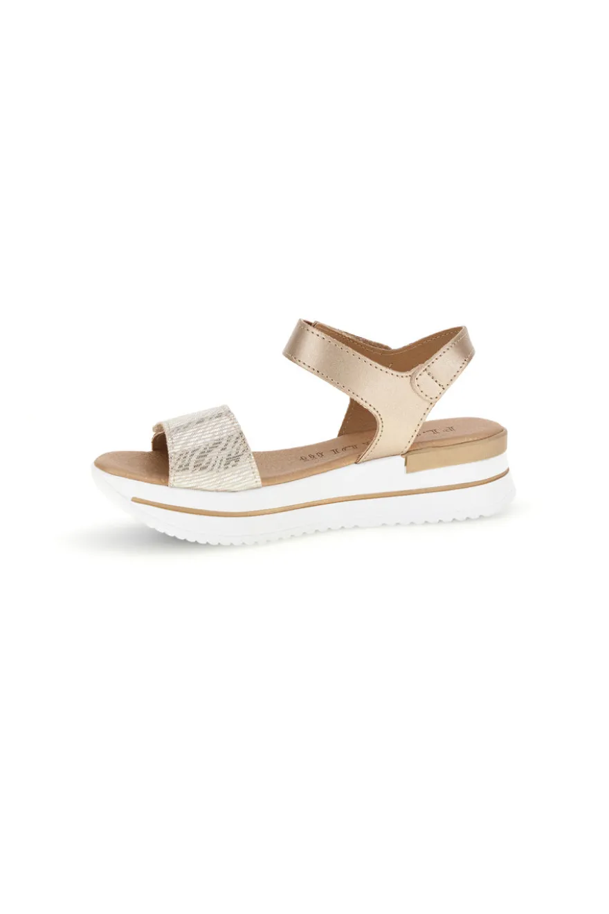 Sandali beige con cinturini regolabili Plocadi 272429