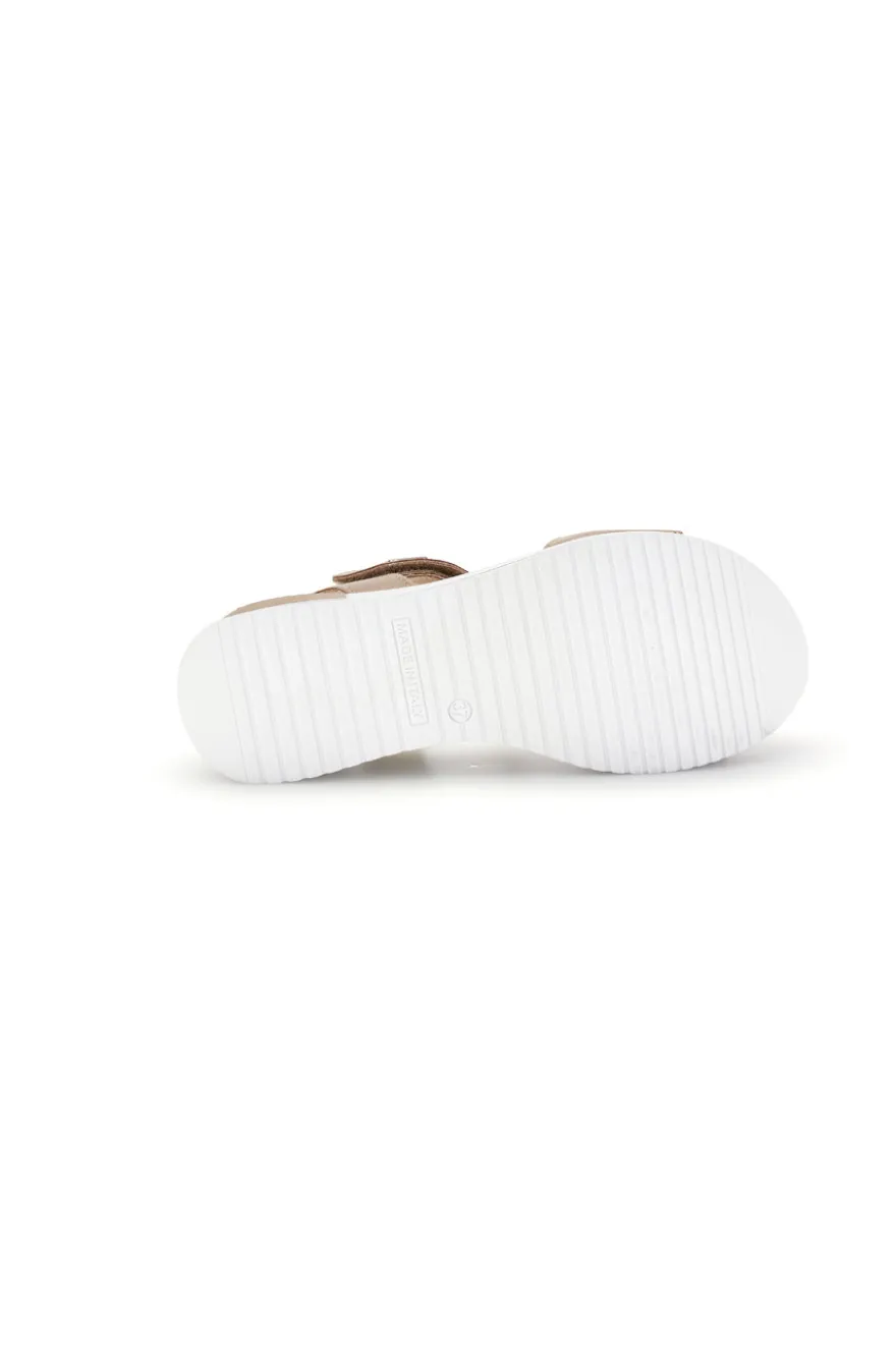 Sandali beige con cinturini regolabili Plocadi 272429