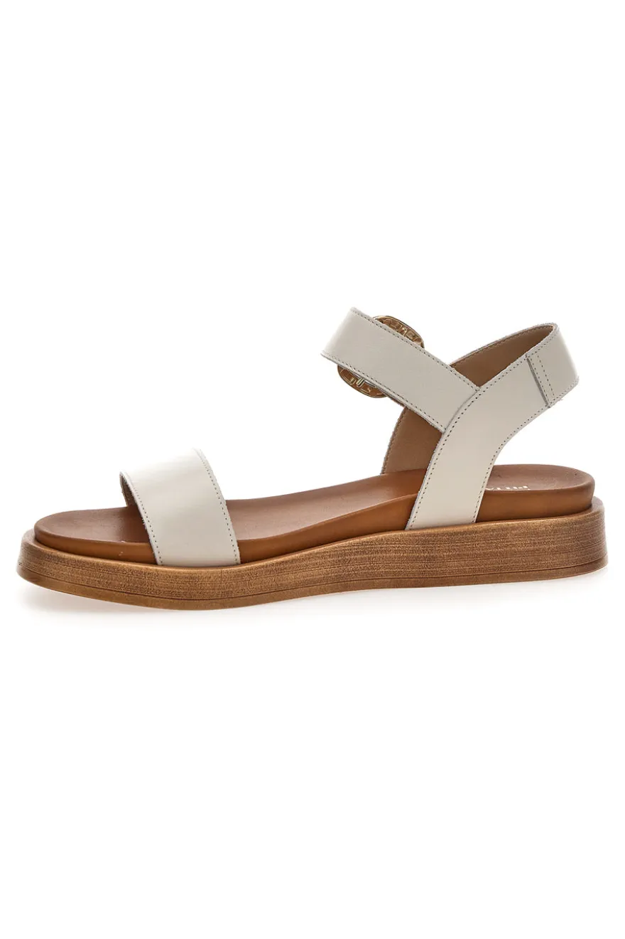 Sandali beige con cinturino regolabile Pittarello Focus 28060PE