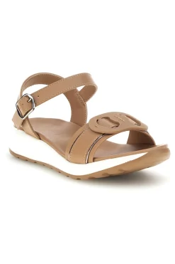 Sandali beige con cinturino regolabile suola comfort Plocadi Bza2423820
