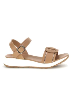 Sandali beige con cinturino regolabile suola comfort Plocadi Bza2423820