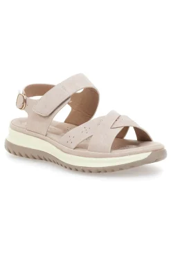 Sandali Beige Con Cinturino Slingback Mio Tempo Mina412