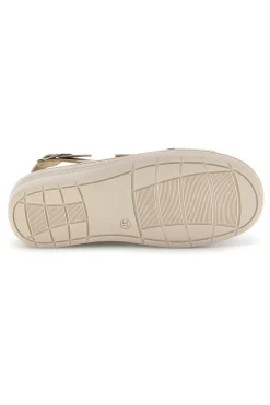 Sandali beige con cinturini regolabili e soletta estraibile Prima riga 0183