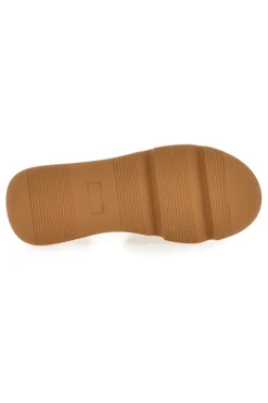 Sandali Beige Con Fasce Elastiche e Platform Mariella Burani K11010