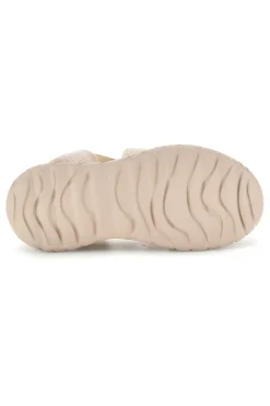 Sandali beige con fasce elastiche platform comfort Plocadi 353e001