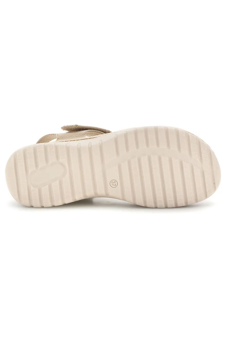 Sandali Beige con fasce regolabili First active 8