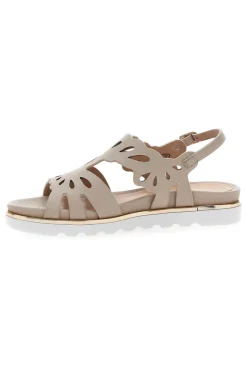 Sandali Beige con Intagli Decorativi Marcella Burani K11040