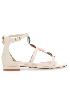 Sandali Beige con Pietre Colorate MON DIEU 695