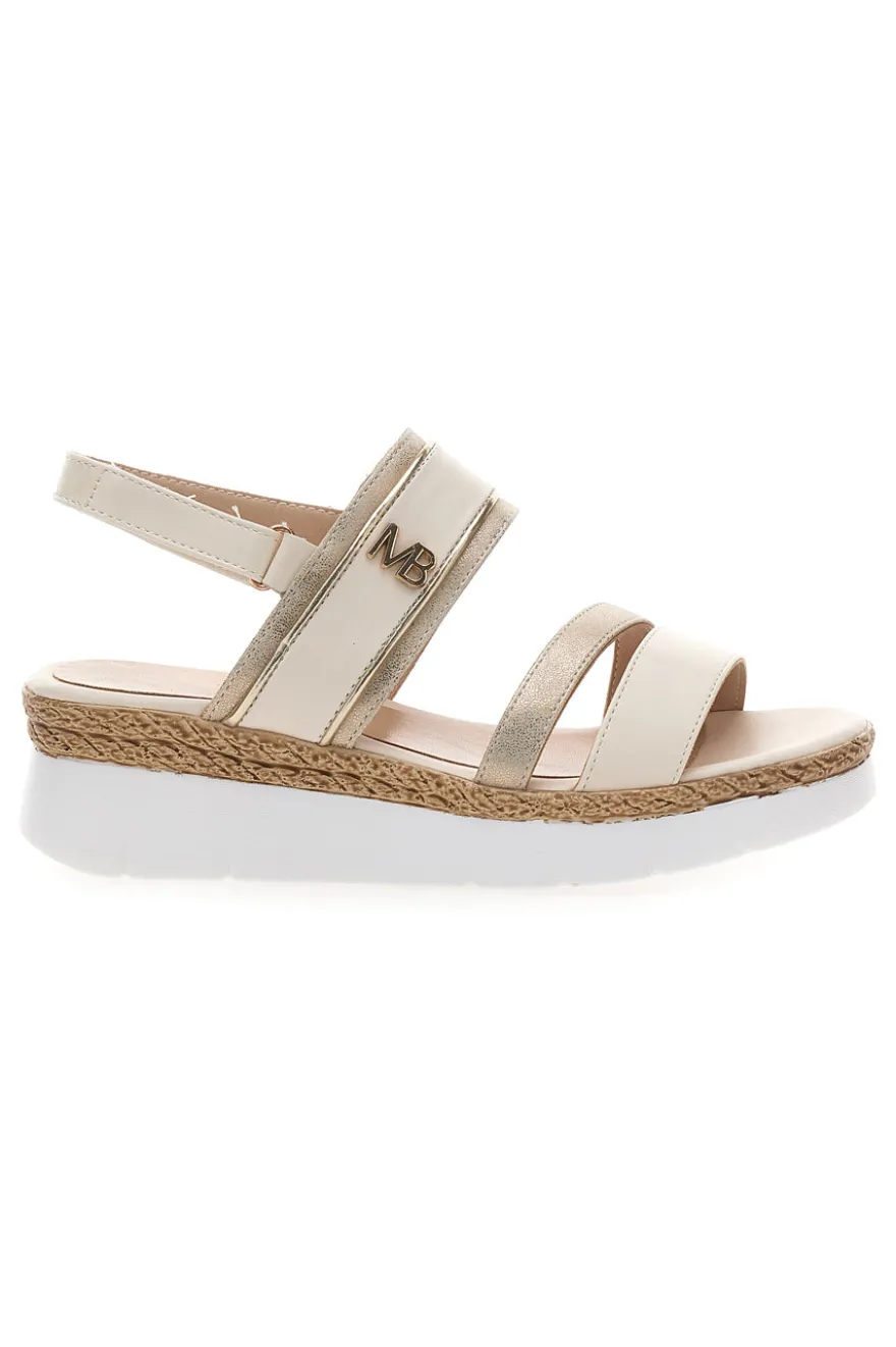Sandali Beige Con Platform Mariella Burani 51303