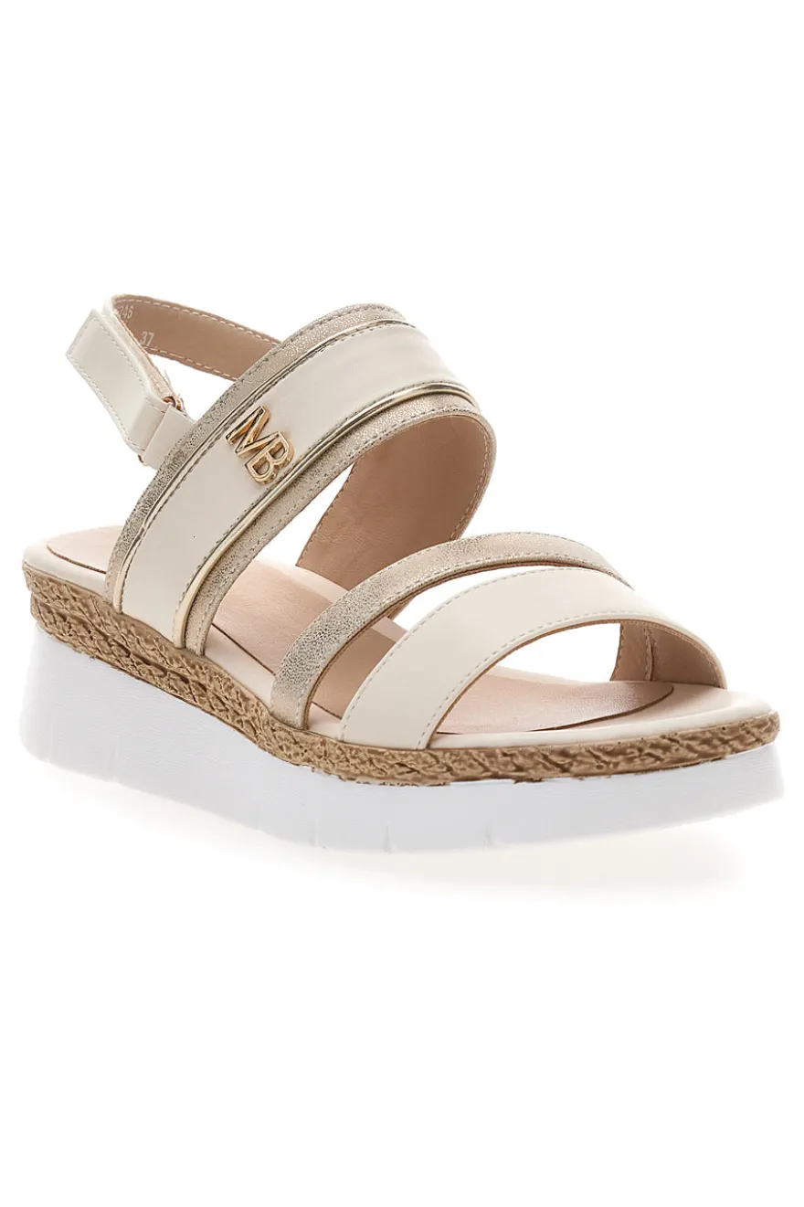 Sandali Beige Con Platform Mariella Burani 51303
