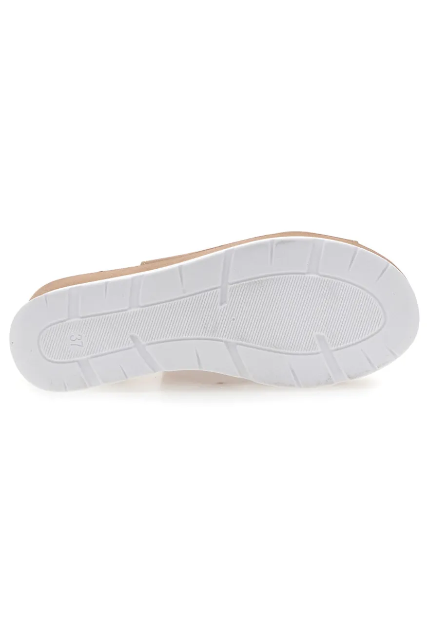 Sandali beige con Platform PLOCADI 1107704