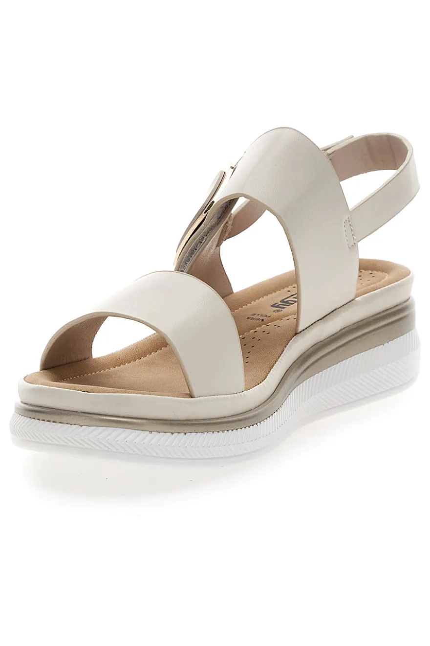 Sandali Beige Con Platform Energy 463