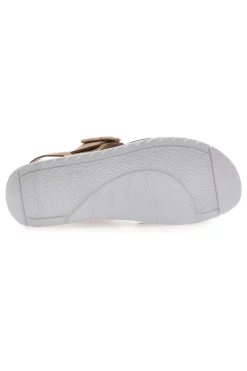 Sandali beige con sottopiede comfort In Blu 47CN