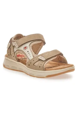 Sandali beige con strappi Relife 68872570701