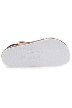Sandali beige con strass colorati Pittarello Bio 257A007SR