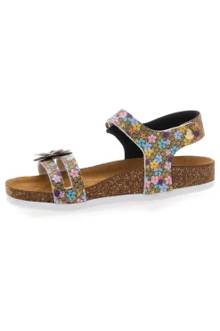 Sandali beige con strass colorati Pittarello Bio 257A007SR