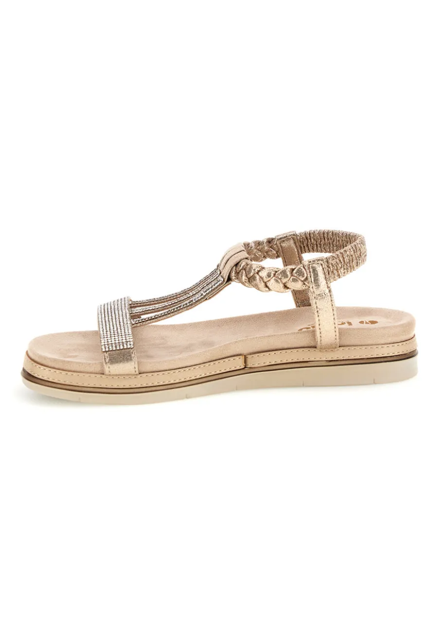 Sandali beige con strass Inblu 56 SA