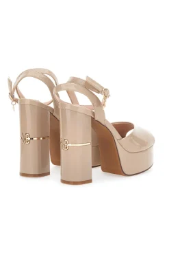 Sandali Beige Con Tacco Alto Mariella Burani 50561
