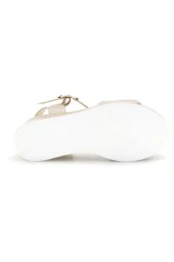 Sandali Beige con zeppa e dettaglio decorativo Energy E471