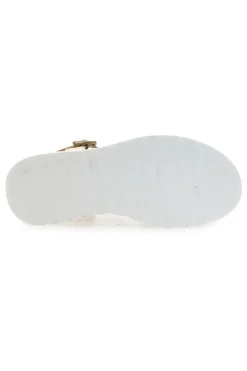 Sandali Beige e Platino Con Platform di 5,5 Cm Energy 492