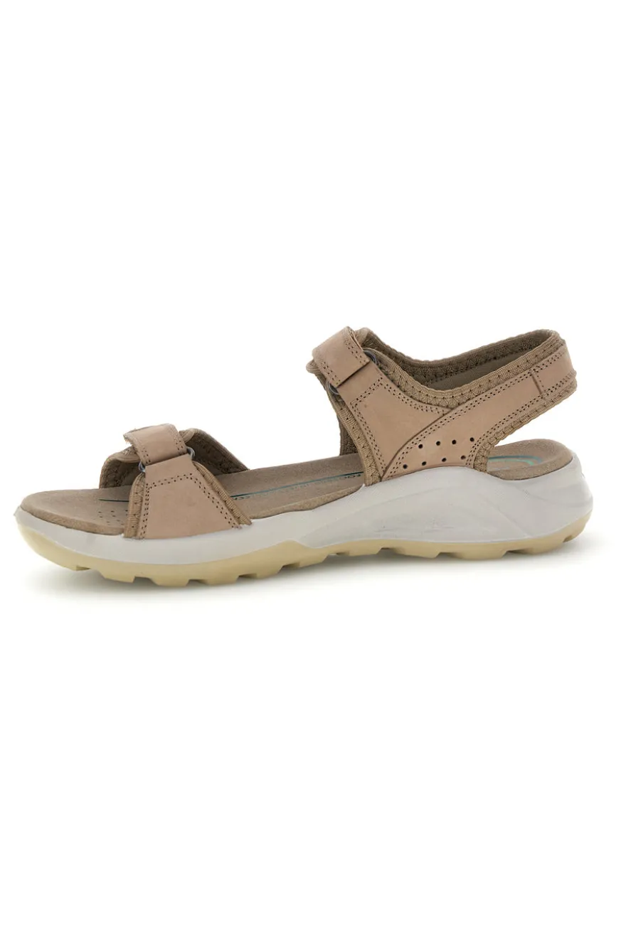 Sandali beige in vera pelle con plantare anatomico 6 fly dinamic FD41