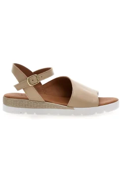 Sandali beige Made in Italy Pittarello look 30816